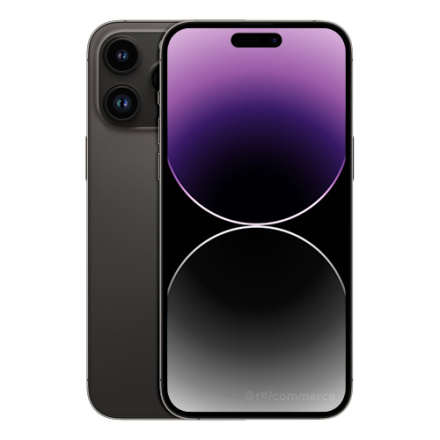Apple iPhone 14 Pro Max 256 GB Space Black, Vorder- und Rückseite